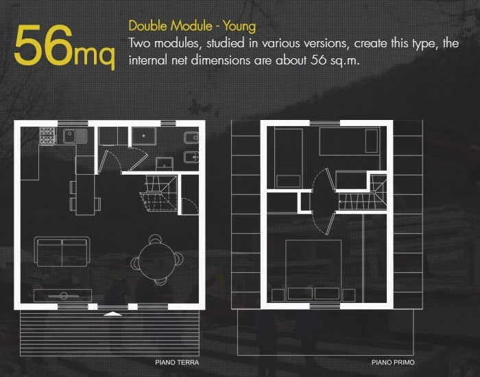 Tiny House Plans 56sqm - M.A.Di